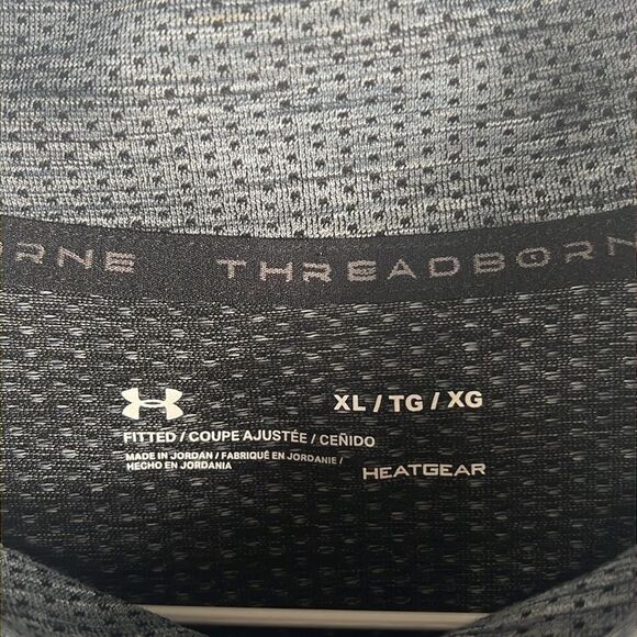 🔥 UNDER ARMOUR HeatGear Threadborne Quarter Zip Lightweight Sweatshirt - Sz XL - Picture 8 of 8